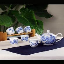 7頭手繪青花(huā)芬芳茶具(ju)