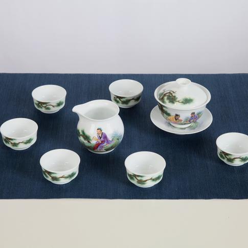 8頭茶具(ju)（溪山(shān)品(pin)茶）