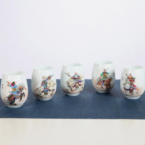 五件套蓮子(zi)杯（五虎将）
