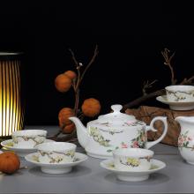 15頭琺琅彩茶具(ju)（金玉...