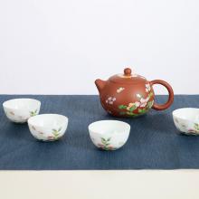 5頭琺琅彩茶具(ju)（蝶戀花(huā)...