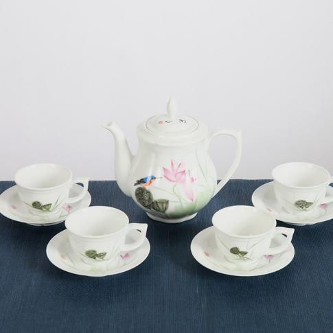 9頭蓮花(huā)茶具(ju)（荷中(zhong)小(xiǎo)憩）