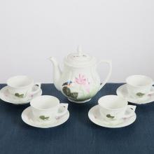 9頭蓮花(huā)茶具(ju)（荷中(zhong)小(xiǎo)憩...