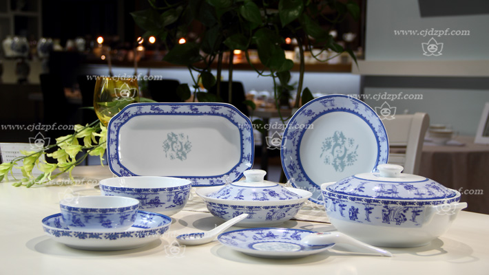 36頭竹林七賢中(zhong)餐具(ju)