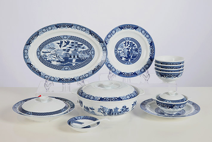 48頭蓮花(huā)中(zhong)餐具(ju)（古(gu)典園林）