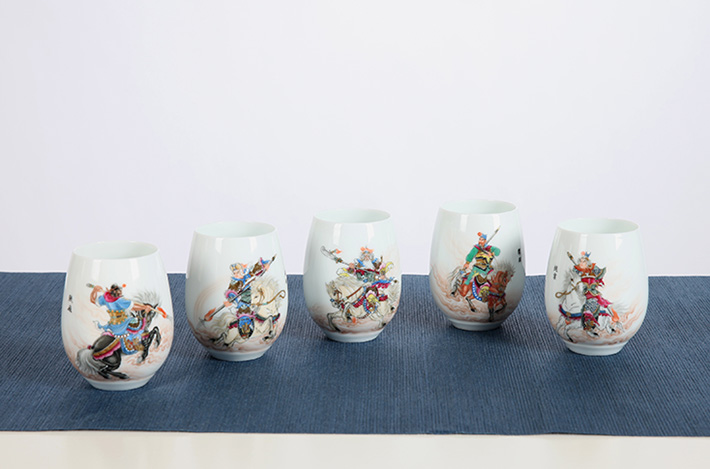五件套蓮子(zi)杯（五虎将）