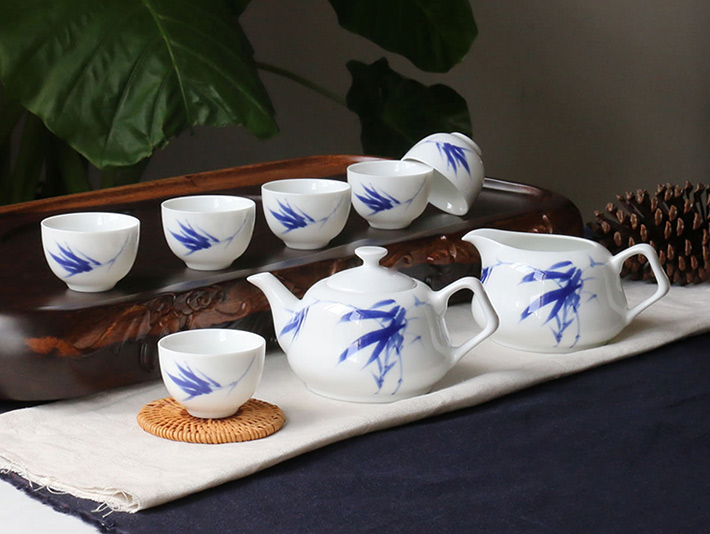 8頭釉中(zhong)茶具(ju)--竹