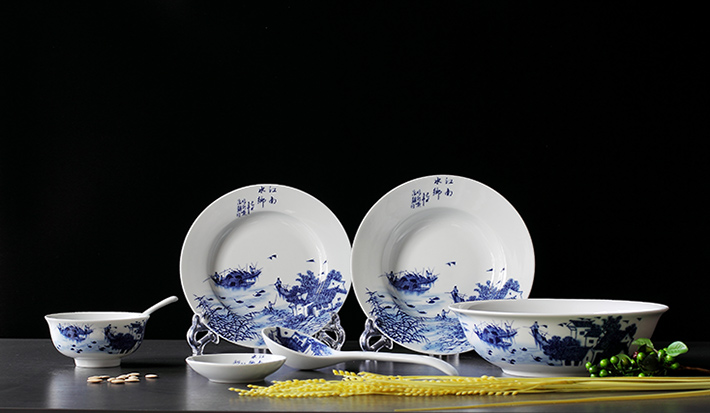 26頭中(zhong)餐具(ju)江(jiang)南(nan)水鄉(xiāng)