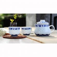 3頭随手泡玲珑茶具(ju)