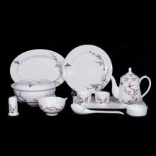 70頭琺琅彩最春光中(zhong)餐具(ju)