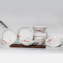 20頭中(zhong)餐具(ju)-翠竹紅(hong)梅