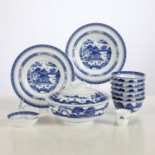 32頭釉中(zhong)國(guo)瓷青花(huā)梧桐...