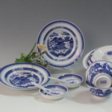 32頭釉中(zhong)國(guo)瓷青花(huā)梧桐中(zhong)餐具(ju)