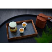 顔色釉旅行茶具(ju)-果綠色
