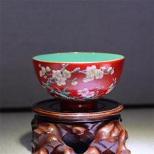 1頭手繪琺琅彩梅花(huā)中(zhong)國(guo)...