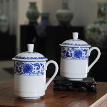 1頭手繪青花(huā)纏枝花(huā)卉單(dan)杯
