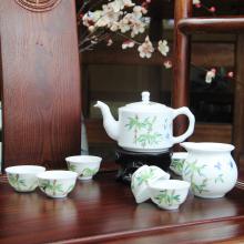 8頭釉下五彩竹子(zi)茶具(ju)