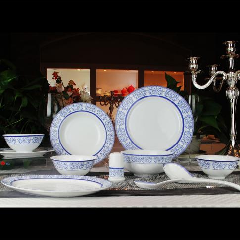 32頭春芭麗藻中(zhong)餐具(ju)