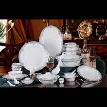 62頭碧海藍天中(zhong)餐具(ju)